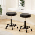 Artiss 2x Salon Stool Round Swivel Chair Gas Lift