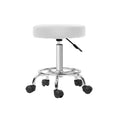 Artiss Round Swivel Salon Stool Chair White