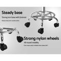 Artiss Round Swivel Salon Stool Chair White