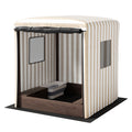 Keezi Kids Sandbox 120cm Wooden Canopy Water Basin Window