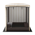 Keezi Kids Sandbox 120cm Wooden Canopy Water Basin Window