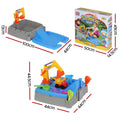 Keezi 2-in-1 Kids Sandpit Water Table Excavator Digger Sensory Toys