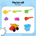 Keezi 2-in-1 Kids Sandpit Water Table Excavator Digger Sensory Toys