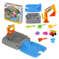 Keezi 2-in-1 Kids Sandpit Water Table Excavator Digger Sensory Toys