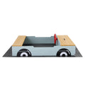 Keezi Wooden Sandpit 120cm Car Sandbox w/ Storage & Ground Sheet