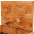 Keezi Wooden Sandbox 120cm with Cover Funnel Outdoor Toys