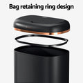 Devanti 38L Motion Sensor Automatic Rubbish Bin Black