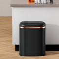 Devanti 38L Motion Sensor Automatic Rubbish Bin Black