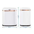 Devanti 38L Motion Sensor Automatic Rubbish Bin White