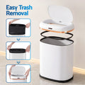Devanti 38L Motion Sensor Automatic Rubbish Bin White