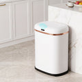 Devanti 38L Motion Sensor Automatic Rubbish Bin White