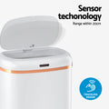 Devanti 38L Automatic Motion Sensor Rubbish Bin White