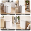 Devanti 50L Motion Sensor Trash Bin Automatic Kitchen Waste Dustbin White