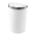 Devanti 50L Motion Sensor Bins Trash Can Kitchen Smart Rubbish Bin D-shape design White