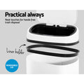 Devanti 58L Motion Sensor Automatic Rubbish Bin White