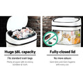 Devanti 58L Motion Sensor Automatic Rubbish Bin White