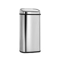 Devanti 68L Motion Sensor Automatic Rubbish Bin Silver