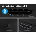 Devanti 82L Motion Sensor Automatic Rubbish Bin Black