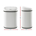 Devanti 82L Motion Sensor Automatic Rubbish Bin White