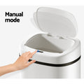 Devanti 82L Motion Sensor Automatic Rubbish Bin White