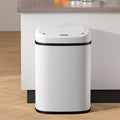 Devanti 82L Motion Sensor Automatic Rubbish Bin White