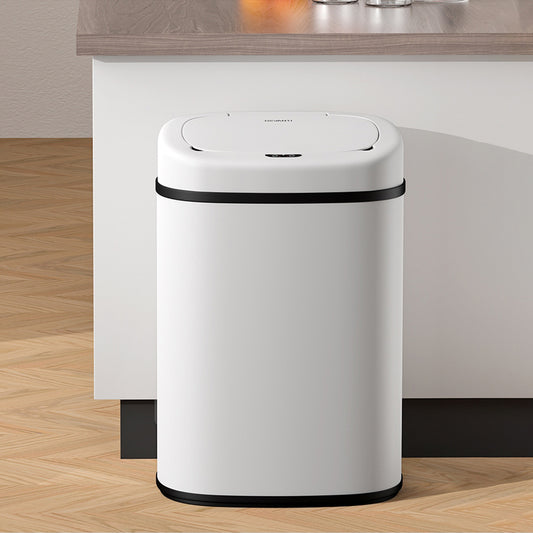 Devanti 82L Motion Sensor Automatic Rubbish Bin White