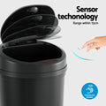 Devanti 9L Sensor Bin Motion Automatic Rubbish Trash Black