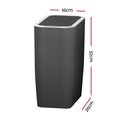 Devanti 9L Motion Sensor Automatic Rubbish Bin Black