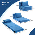 Artiss Convertible Folding Sofa Bed Armless Lounger Foam Floor