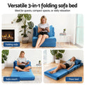 Artiss Convertible Folding Sofa Bed Armless Lounger Foam Floor