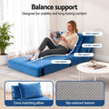 Artiss Convertible Folding Sofa Bed Armless Lounger Foam Floor