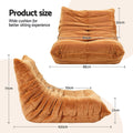 Artiss Lazy Sofa Floor Chair Foam Lounger Recliner Pouffe