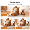 Artiss Lazy Sofa Floor Chair Foam Lounger Recliner Pouffe
