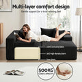 Artiss L-Shaped Sectional Sofa Bed Convertible Couch Deep Seat