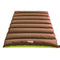 Weisshorn Double Sleeping Bag Thermal -5°C Brown Camping Hiking