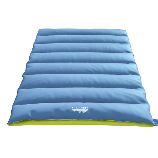 Weisshorn Sleeping Bag Double Grey -5°C Thermal Camping Hiking