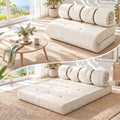 Artiss Convertible Sofa Bed Roll-Up Sleeper Chair Fold Out Couch Floor Lounge