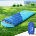 Weisshorn Kids Sleeping Bag 172cm Thermal Blue Camping Hiking