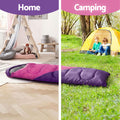 Weisshorn Sleeping Bag Set 2 Kids Single 172cm Thermal Camping