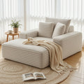 Artiss Sofa Bed Lounge Chair Recliner Faux Fur Grey