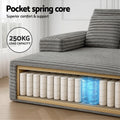 Artiss Sofa Bed Lounge Chair Recliner Couch Reading Armchair Sleeper