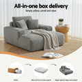 Artiss Sofa Bed Lounge Chair Recliner Couch Reading Armchair Sleeper