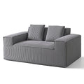 Artiss 2 Seater Sofa Bed Corduroy Loveseat Couch No Assembly