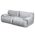 Artiss 2 Seater Modular Sofa Bed Couch Sectional Grey No Assembly