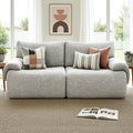 Artiss 2 Seater Modular Sofa Bed Couch Sectional Grey No Assembly