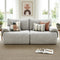 Artiss 2 Seater Modular Sofa Bed Couch Sectional Grey No Assembly