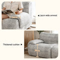 Artiss 2 Seater Modular Sofa Bed Couch Sectional Grey No Assembly