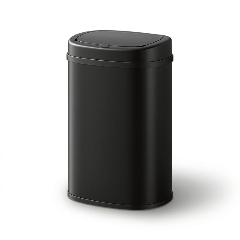 Devanti 50L Automatic Sensor Bin Motion Rubbish Black