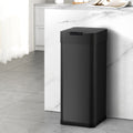 Devanti 50L Sensor Motion Activated Automatic Rubbish Bin Black