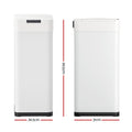 Devanti 50L Motion Sensor Automatic Rubbish Bin White Trash Can
